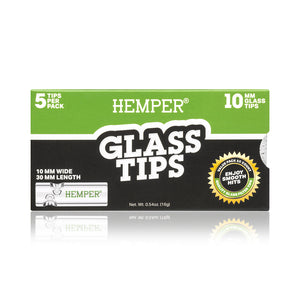 HEMPER - Glass Filter Tips 10mm | 5 Pack