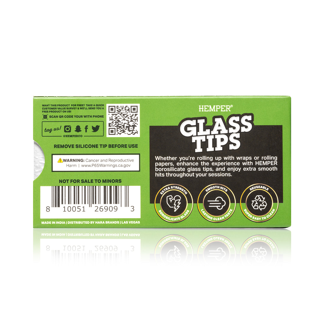 HEMPER -  Blunt Glass Tips 10mm | 5 Pack