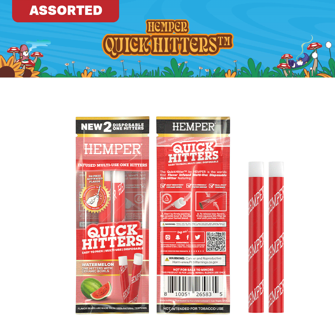 HEMPER Assorted Flavor Quick Hitters -