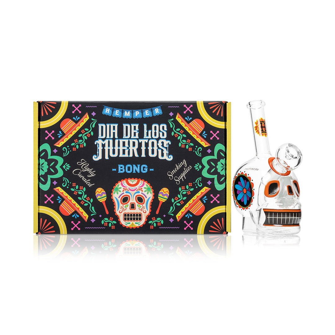 Dia De Los Muertos Skull Bong – HEMPER