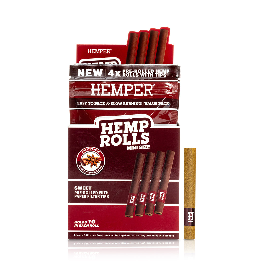 HEMPER Mini Hemp Rolls - Sweet Flavor -