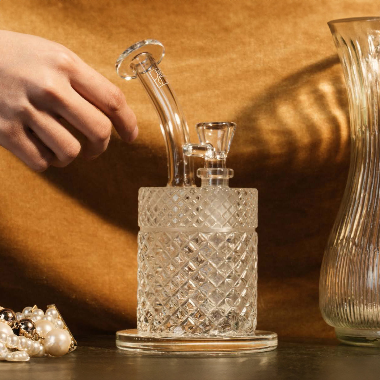 Jane West Twenties Collection Bong - Clear -