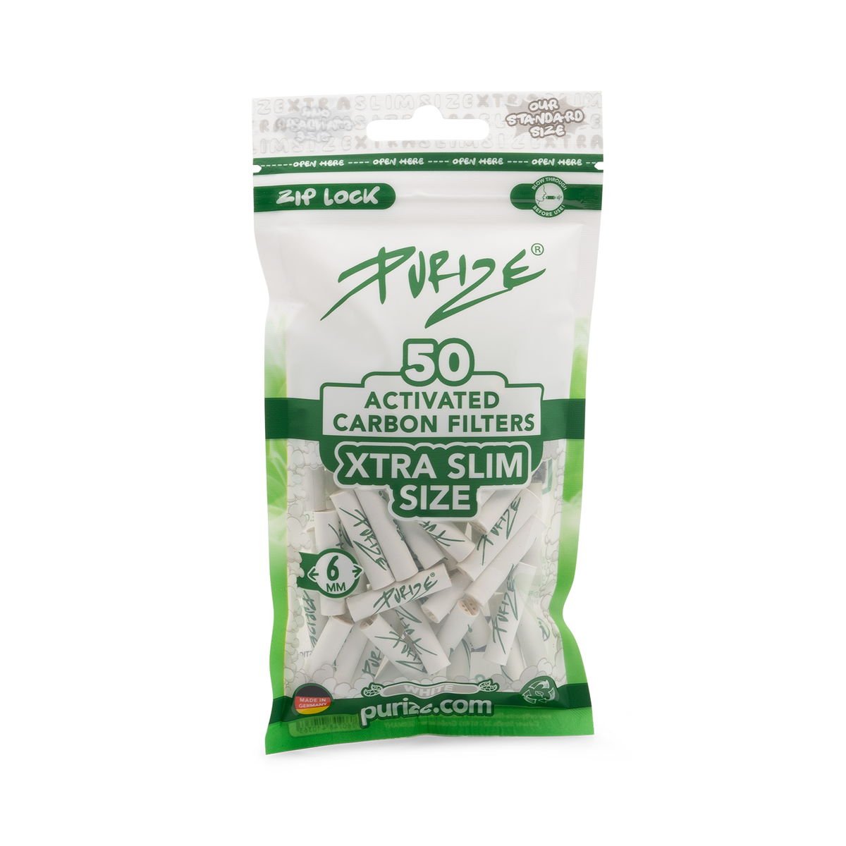 50 Purize® Xtra Slim Size | White -