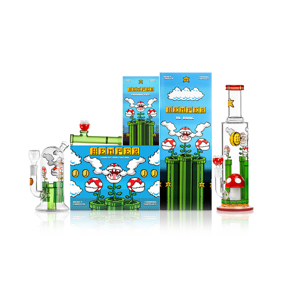 The Gaming Flower Bongs & Pipe -