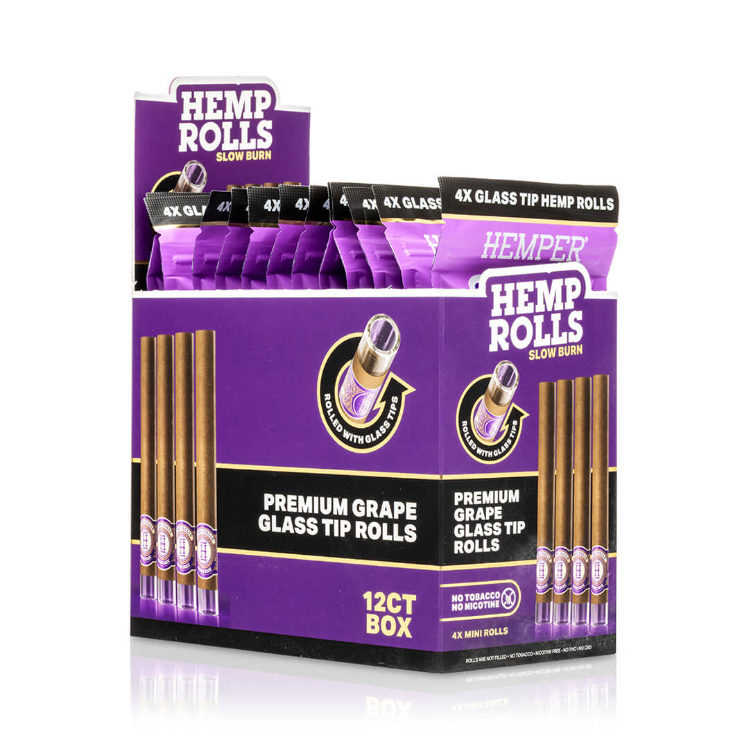 Mini Size Pre - Rolled Hemp Rolls - HEMPER -