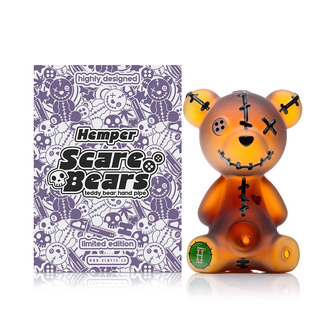 Scare Bears Teddy Bear Hand Pipe – HEMPER