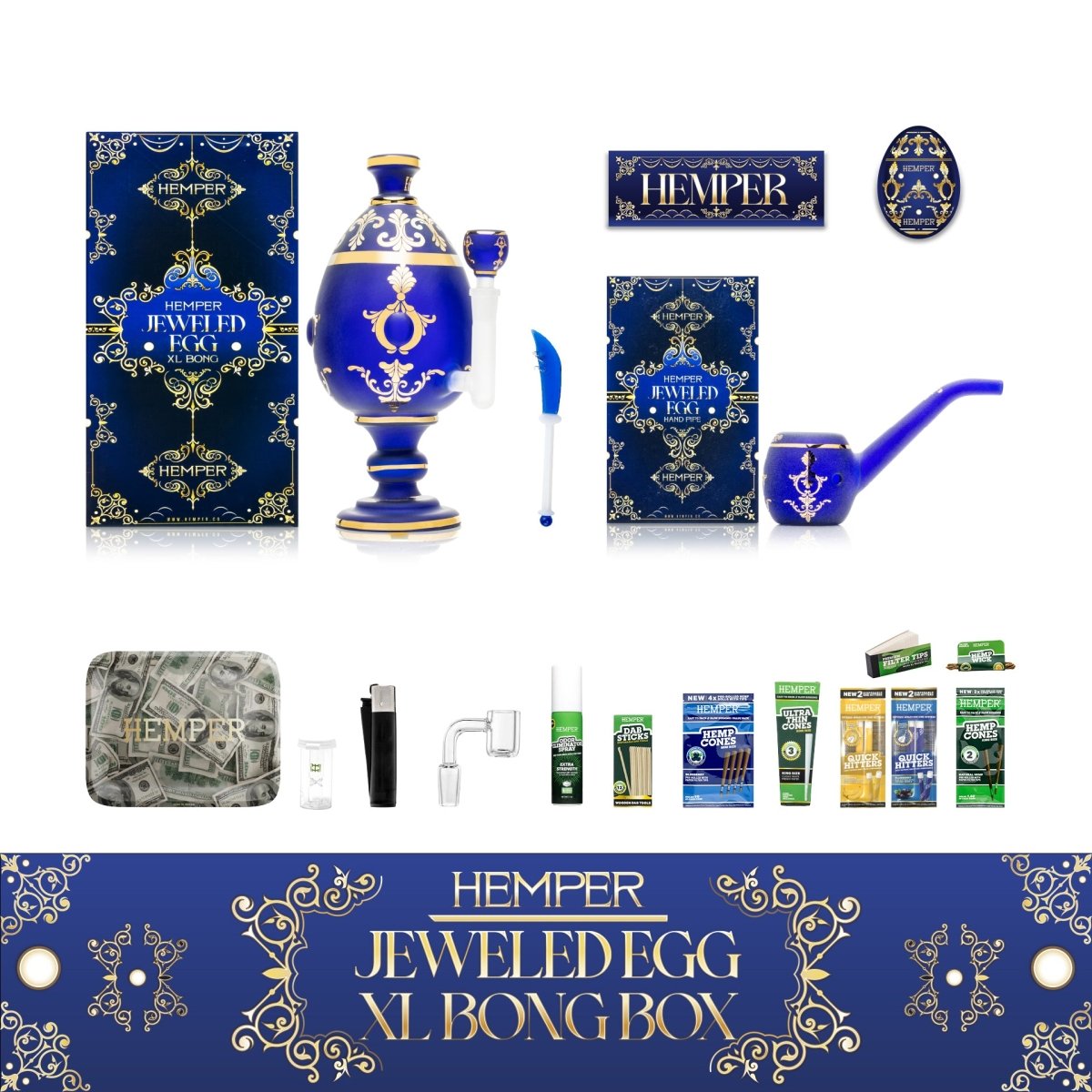 Jeweled Egg XL Bong Box - HEMPER -