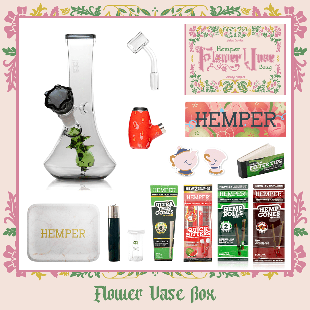 Flower Vase Bong Box - HEMPER -