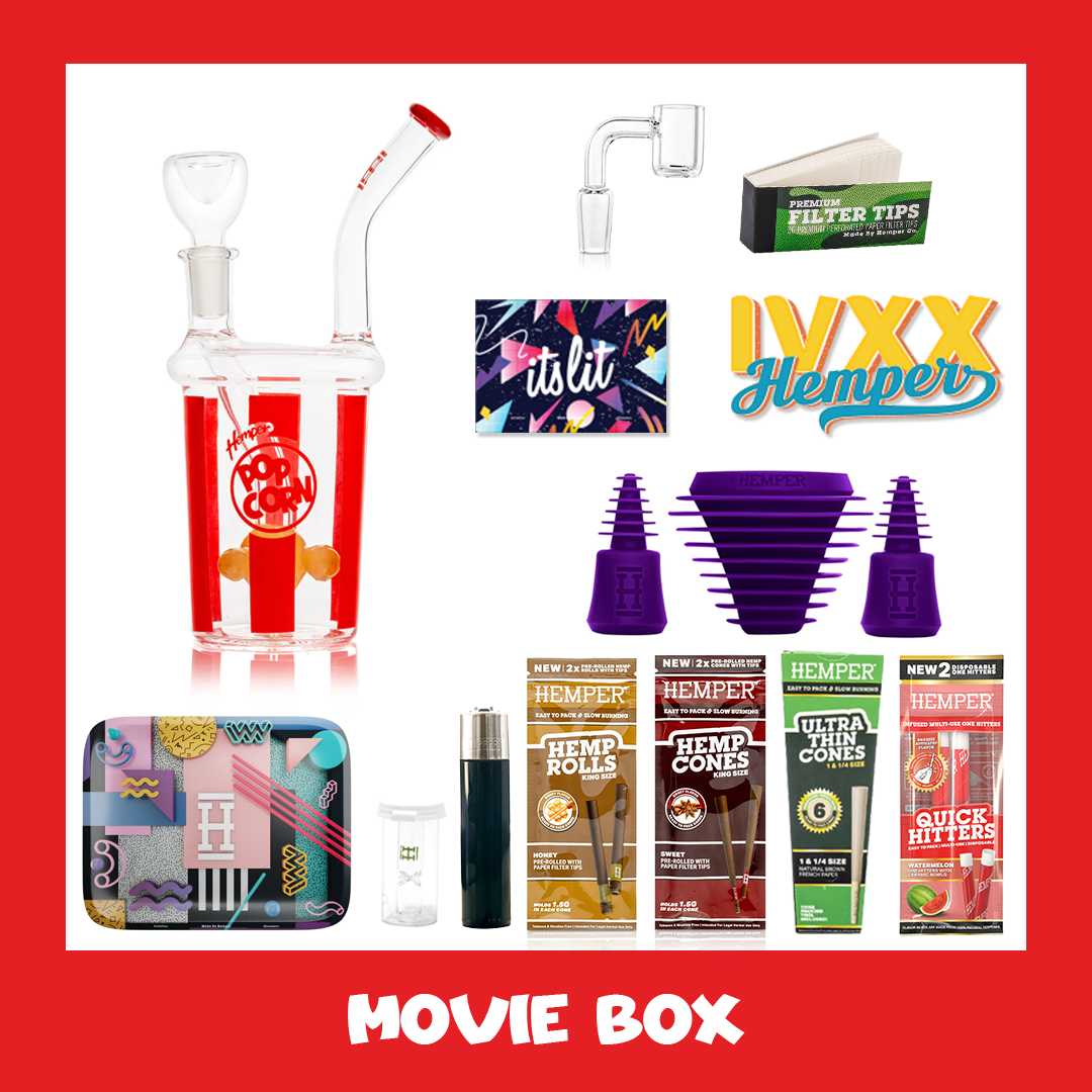 HEMPER Movie Popcorn Box -