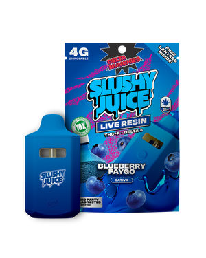 Delta Munchies - THC - P & Delta 8 Blueberry Faygo 4G Disposable Vape