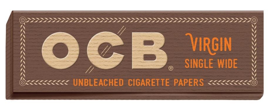 OCB - Virgin Single Wide Rolling Papers - HEMPER -