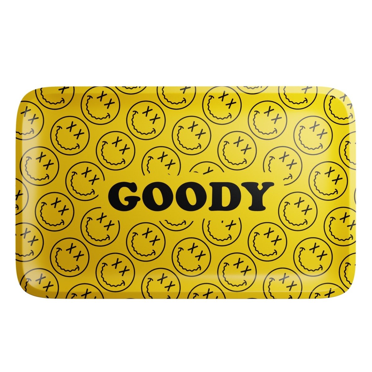 Goody Glass - Yellow Pattern Face Rolling Tray - HEMPER -