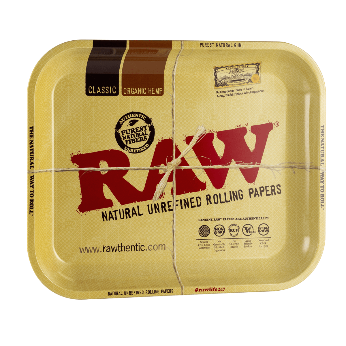 RAW - Metal Rolling Tray - HEMPER -