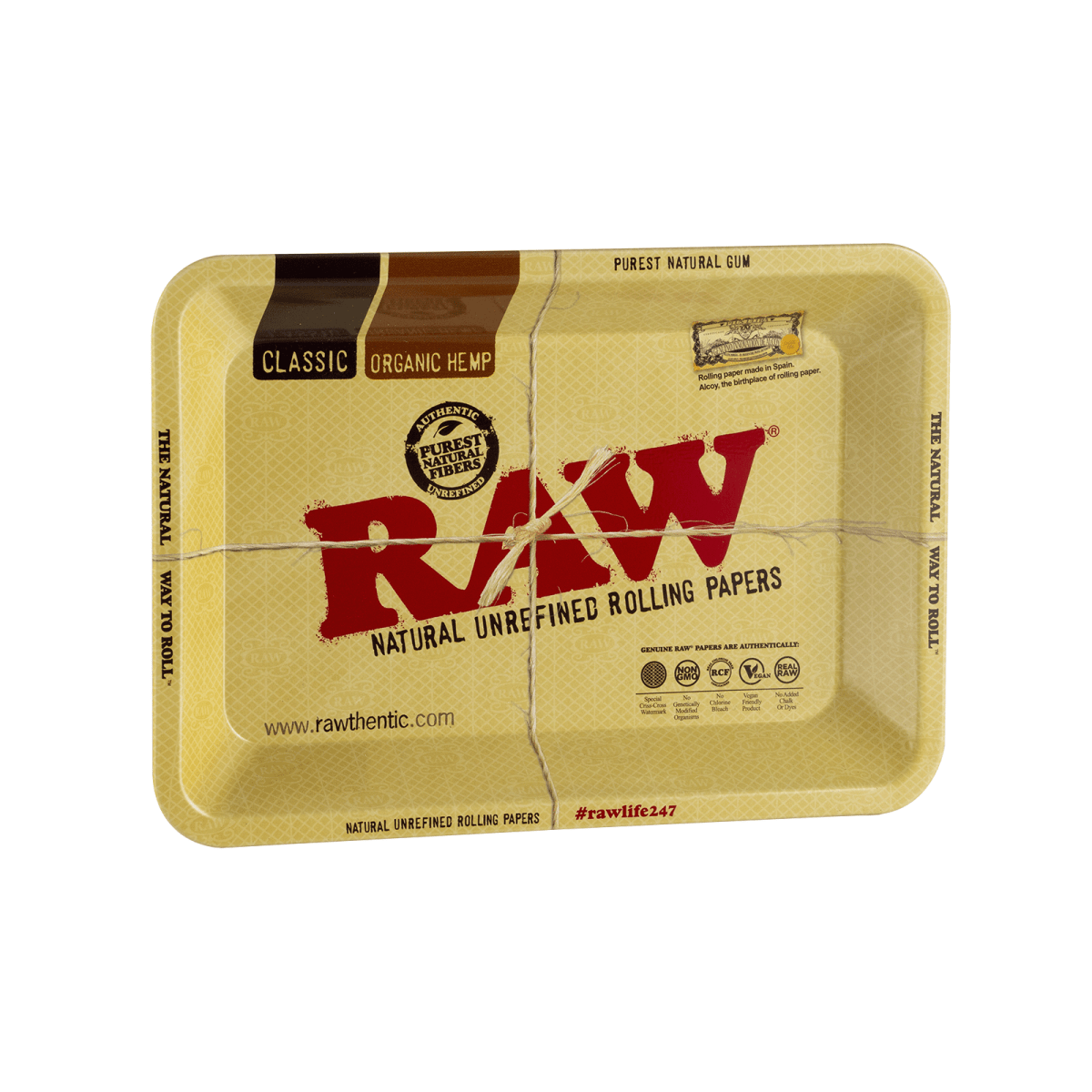 RAW - Metal Rolling Tray - HEMPER -