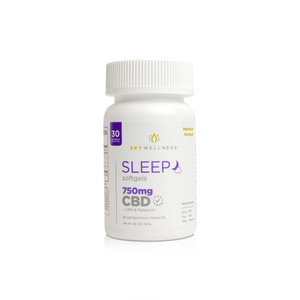 Sky Wellness - CBD + CBN/Melatonin Sleep Softgels | 750MG
