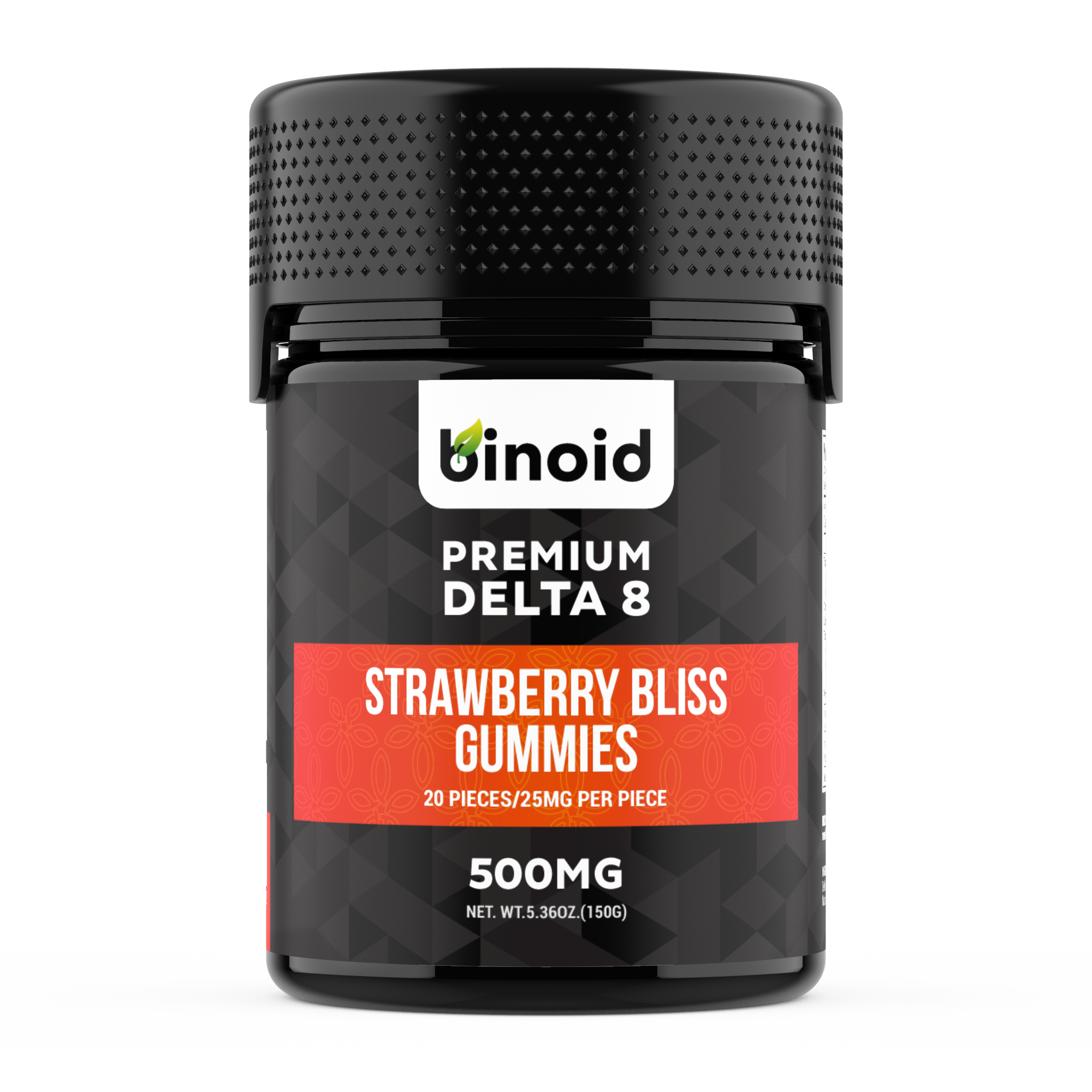 Binoid - Delta 8 Strawberry Bliss Gummies | 500MG