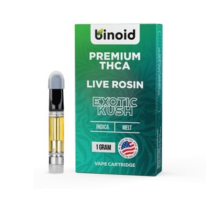 Binoid - Exotic Haze THC-A Live Rosin Vape Cart