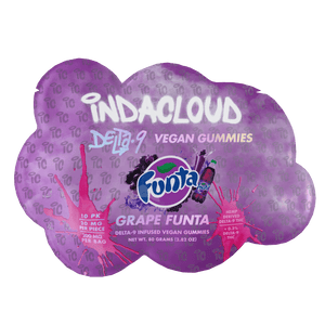 Indacloud - Grape Funta Delta 9 THC Gummies
