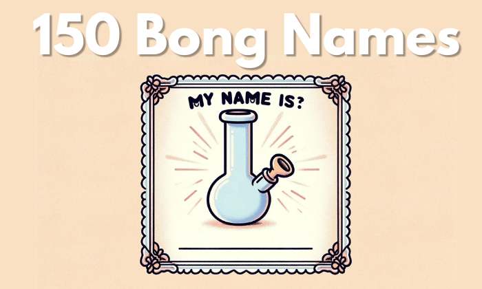 Top 150 Bong Names: From Hilarious to Heroic - HEMPER