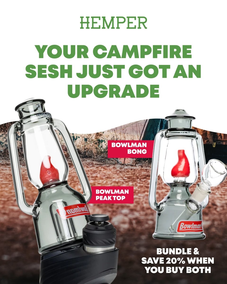 Bowlman Lantern Bong & Puffco Peak Top - HEMPER - 