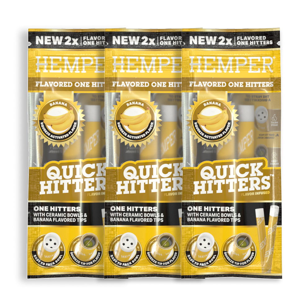 HEMPER Banana Flavored Quick Hitters - 4
