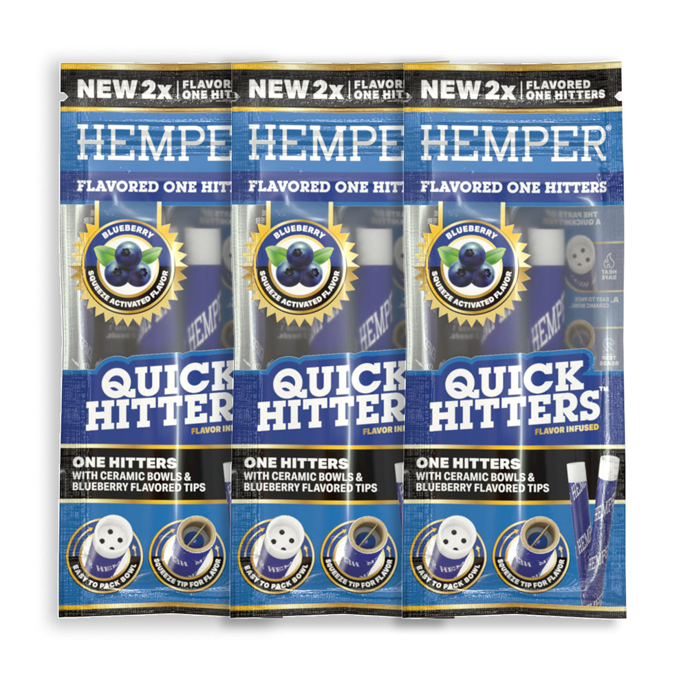 HEMPER Blueberry Flavored Quick Hitters - 4