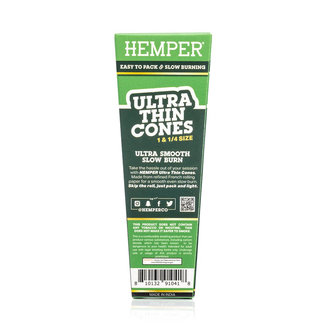 Ultra - Thin Pre - Rolled Cones - HEMPER - 