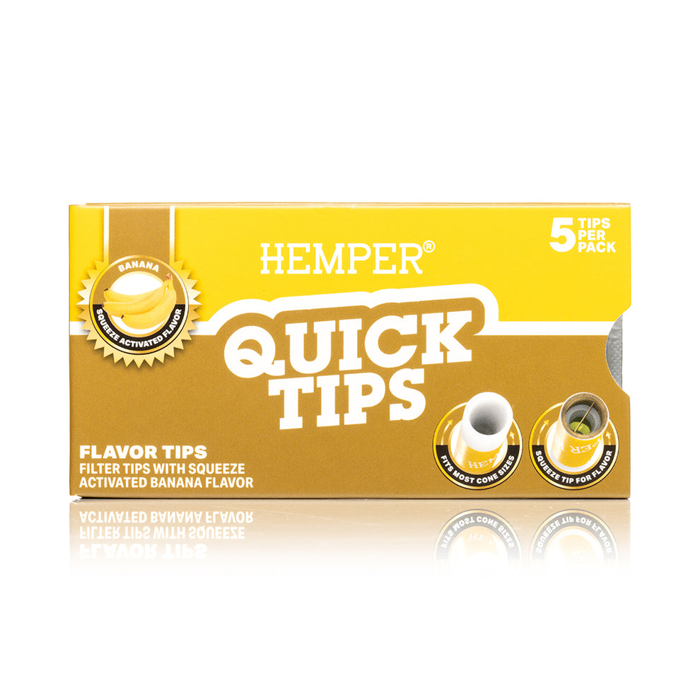 HEMPER Banana Flavored Filter Tips 5PK - 8