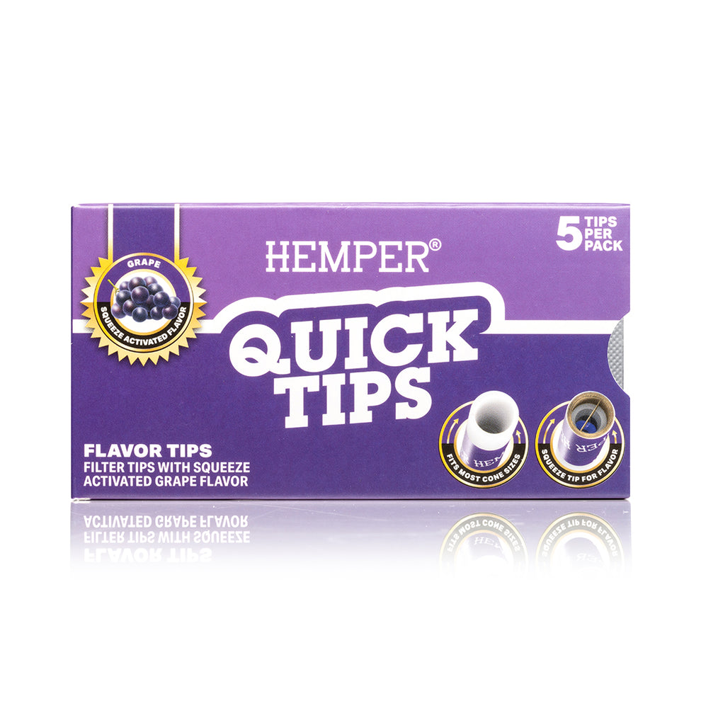 HEMPER Grape Flavored Filter Tips 5PK - 14