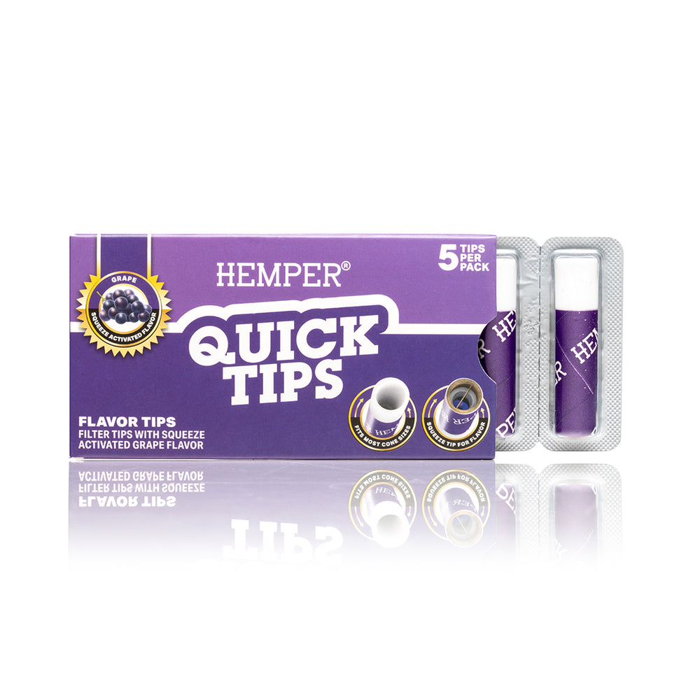 HEMPER Grape Flavored Filter Tips 5PK - 15