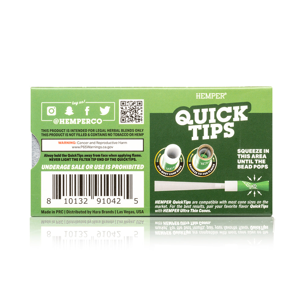 HEMPER Mint Flavored Quick Tips - 4