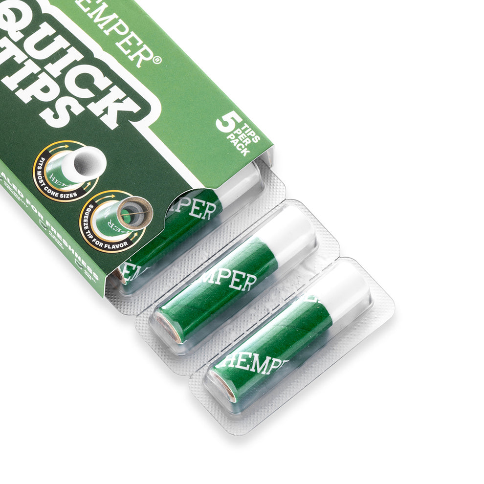 HEMPER Mint Flavored Filter Tips 5PK - 5