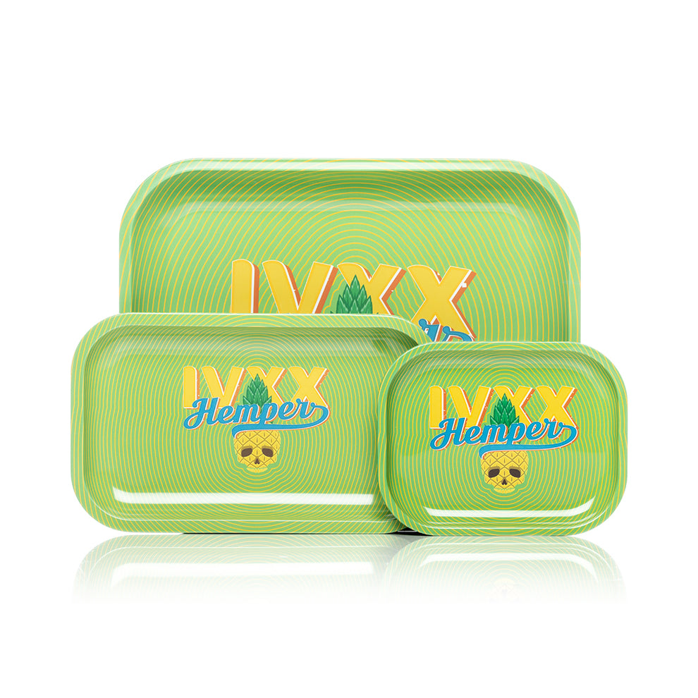 HEMPER Assorted Size Pineapple 4/20 Rolling Tray - 2