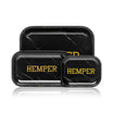 HEMPER Assorted Size Black Marble Rolling Tray