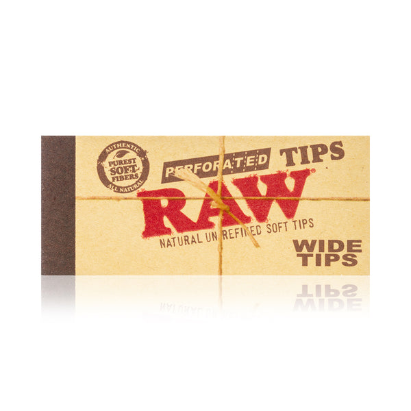 RAW - Wide Perforated Filter Tips Booklet 50ct – HEMPER