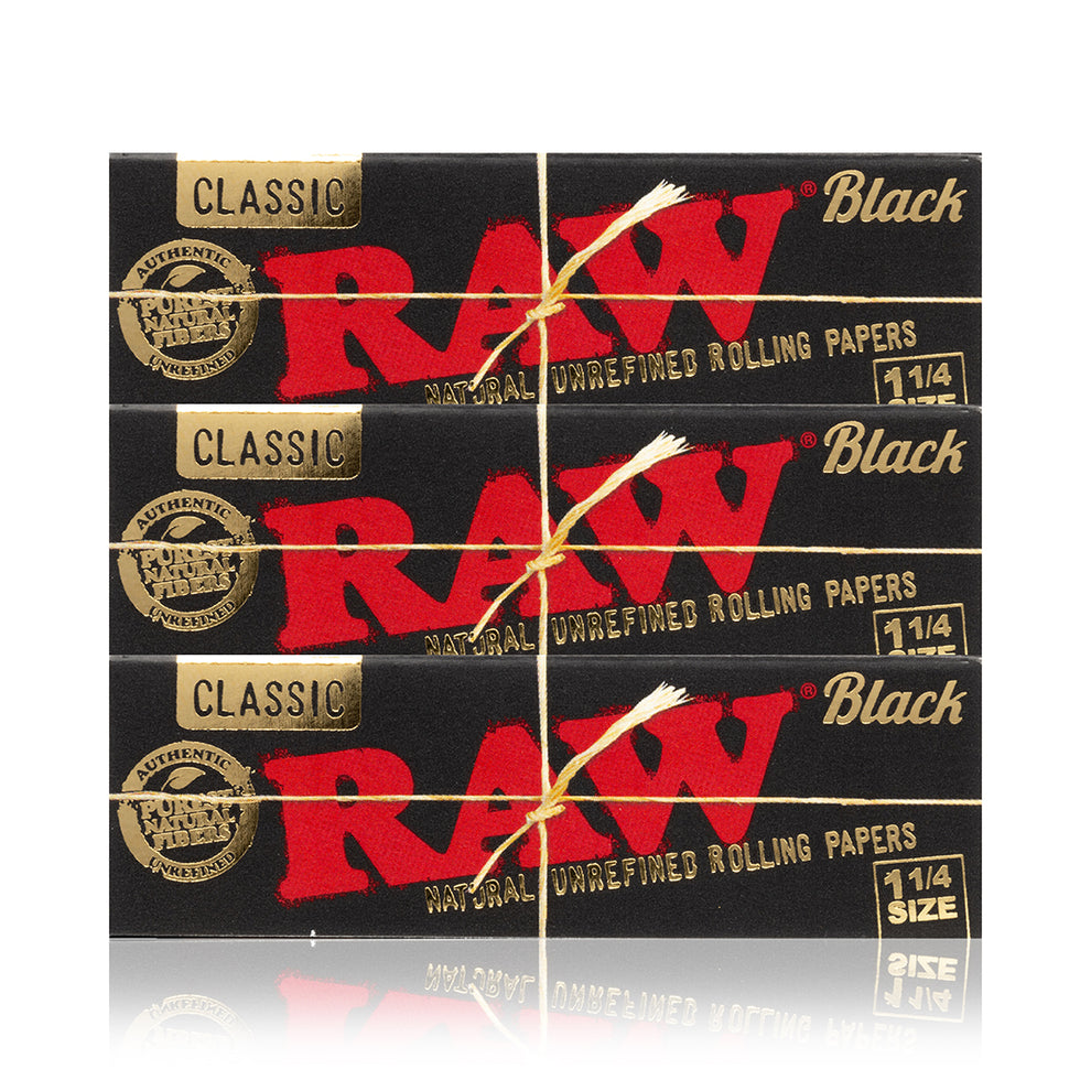 RAW - Black 1 1/4 Papers - 3