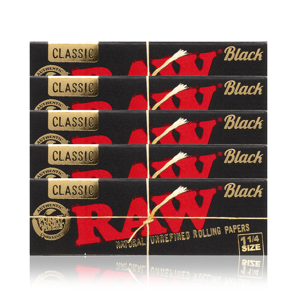 RAW - Black 1 1/4 Papers - 4