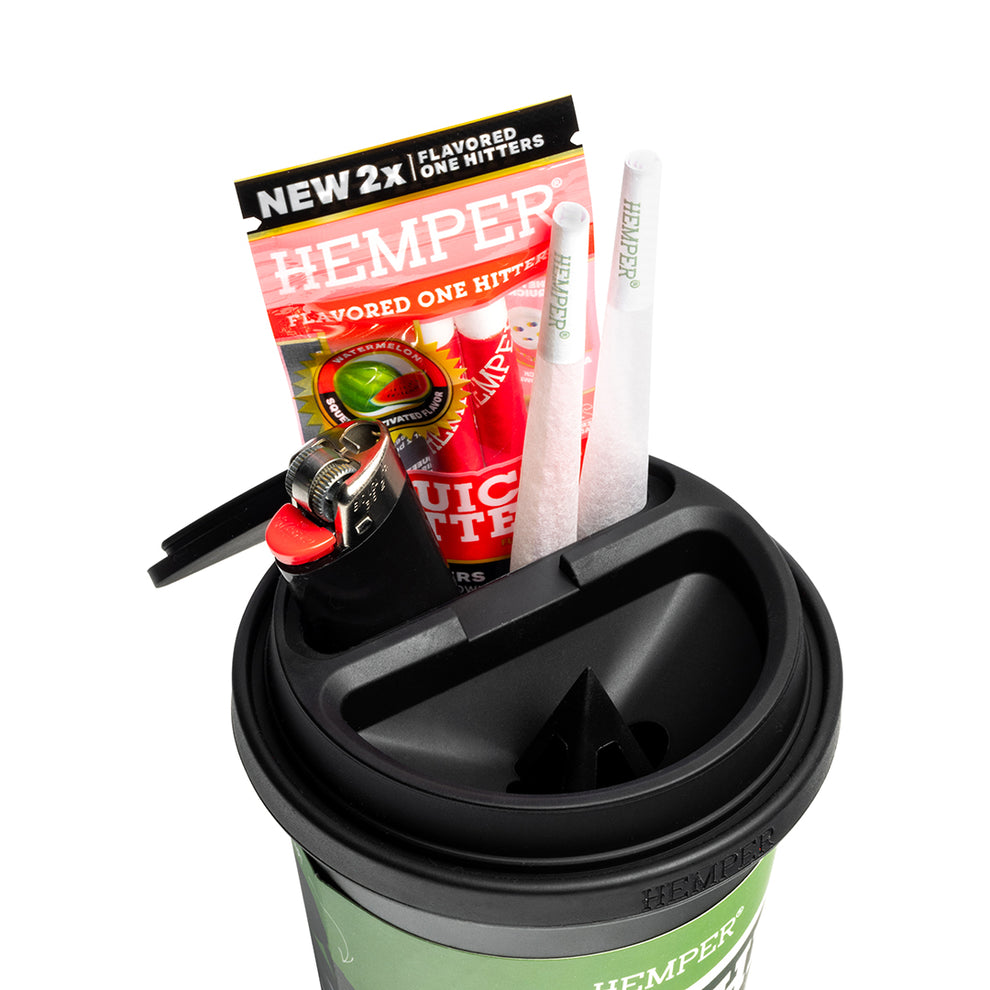 HEMPER Coffee Cup Odor Proof Car Ashtray - 14