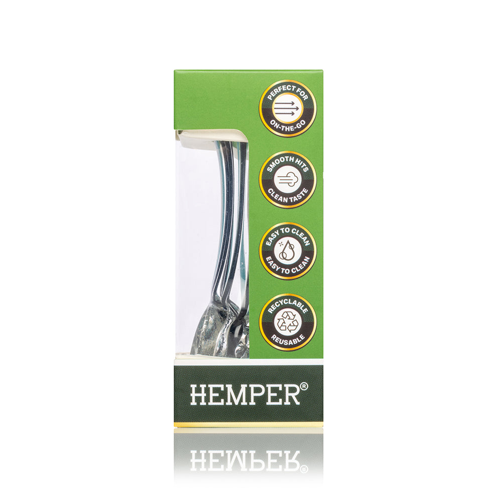 HEMPER Clear Mini Spoon Hand Pipe - 3