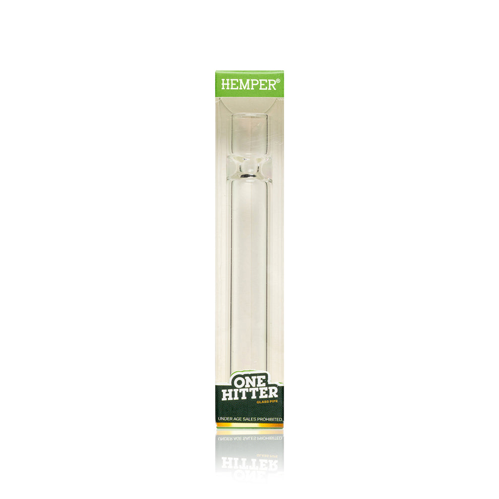 HEMPER Clear One Hitter Glass Pipe - 1