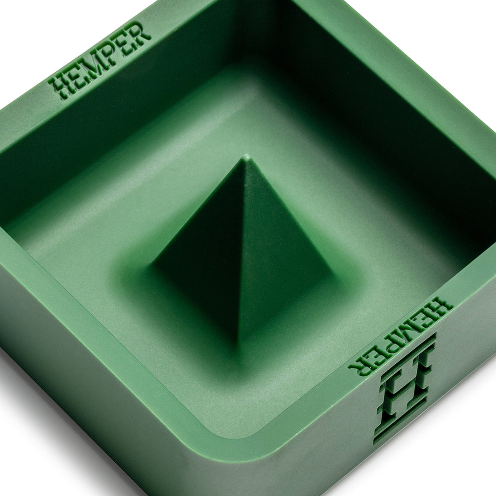 HEMPER Green Silicone Debowling Ashtray - 3