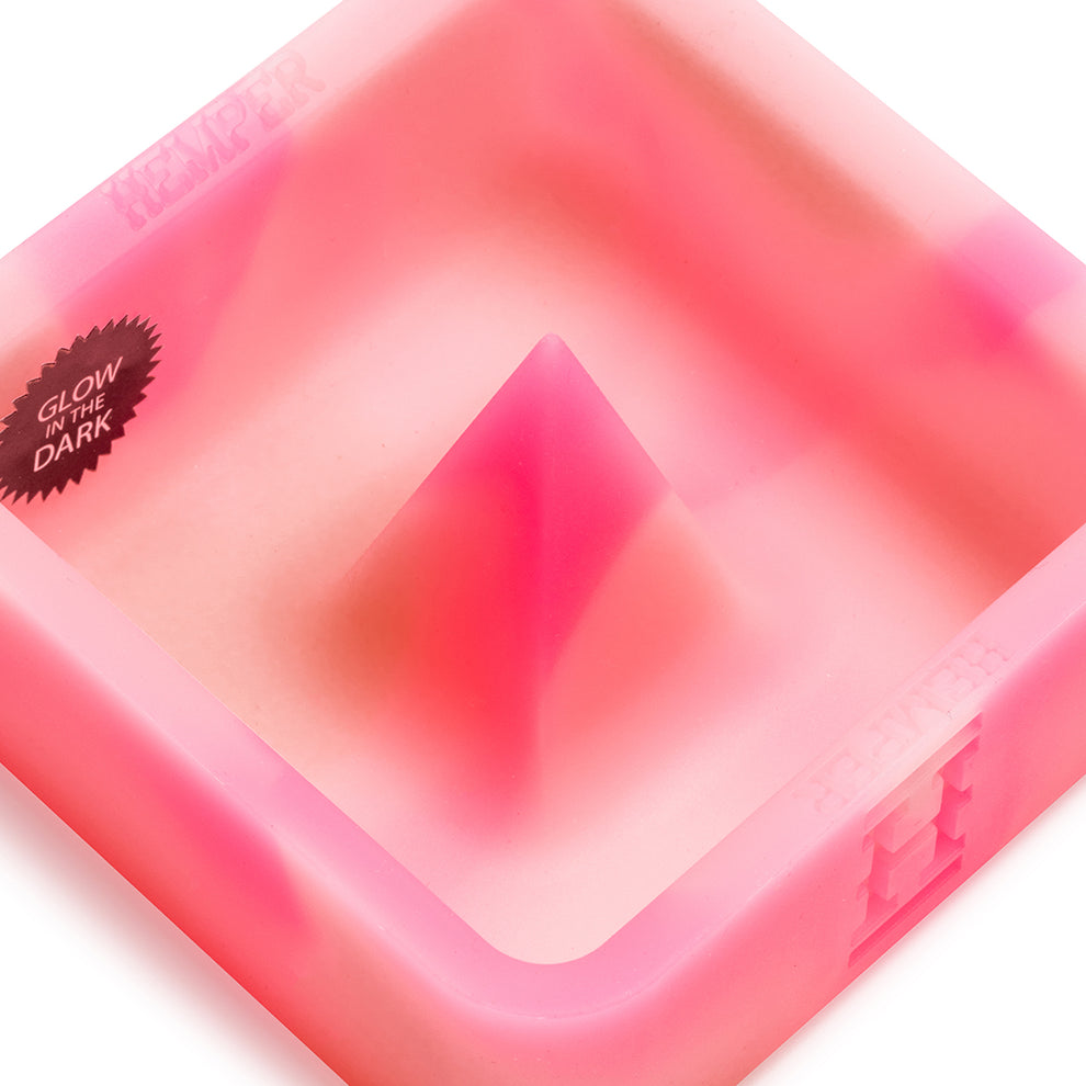 HEMPER Pink Silicone Debowling Ashtray - 20