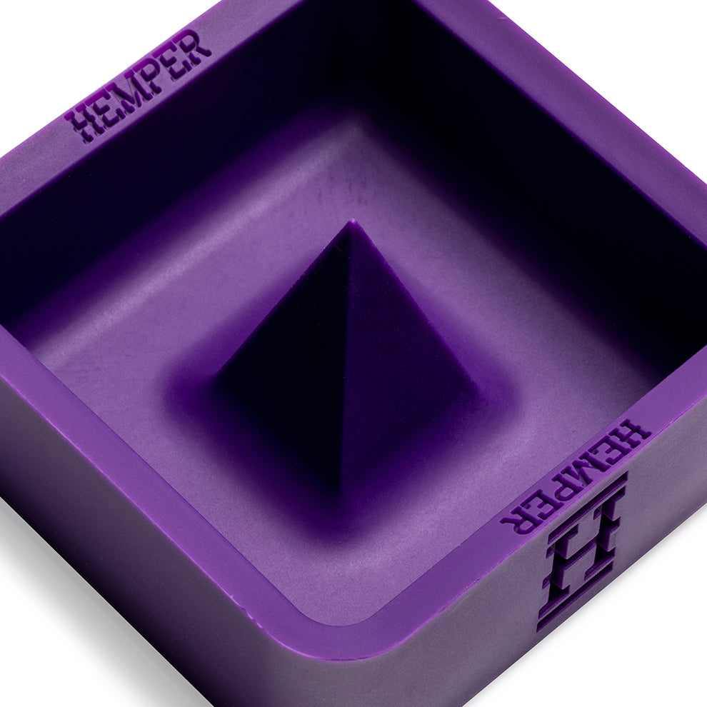HEMPER Purple Silicone Debowling Ashtray - 8