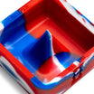 HEMPER Red White Blue Silicone Debowling Ashtray