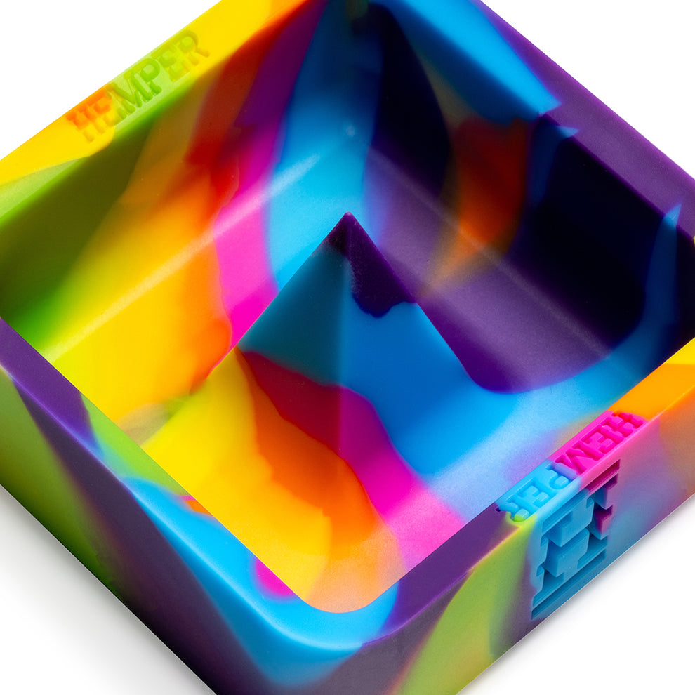 HEMPER Tie Dye Silicone Debowling Ashtray - 14