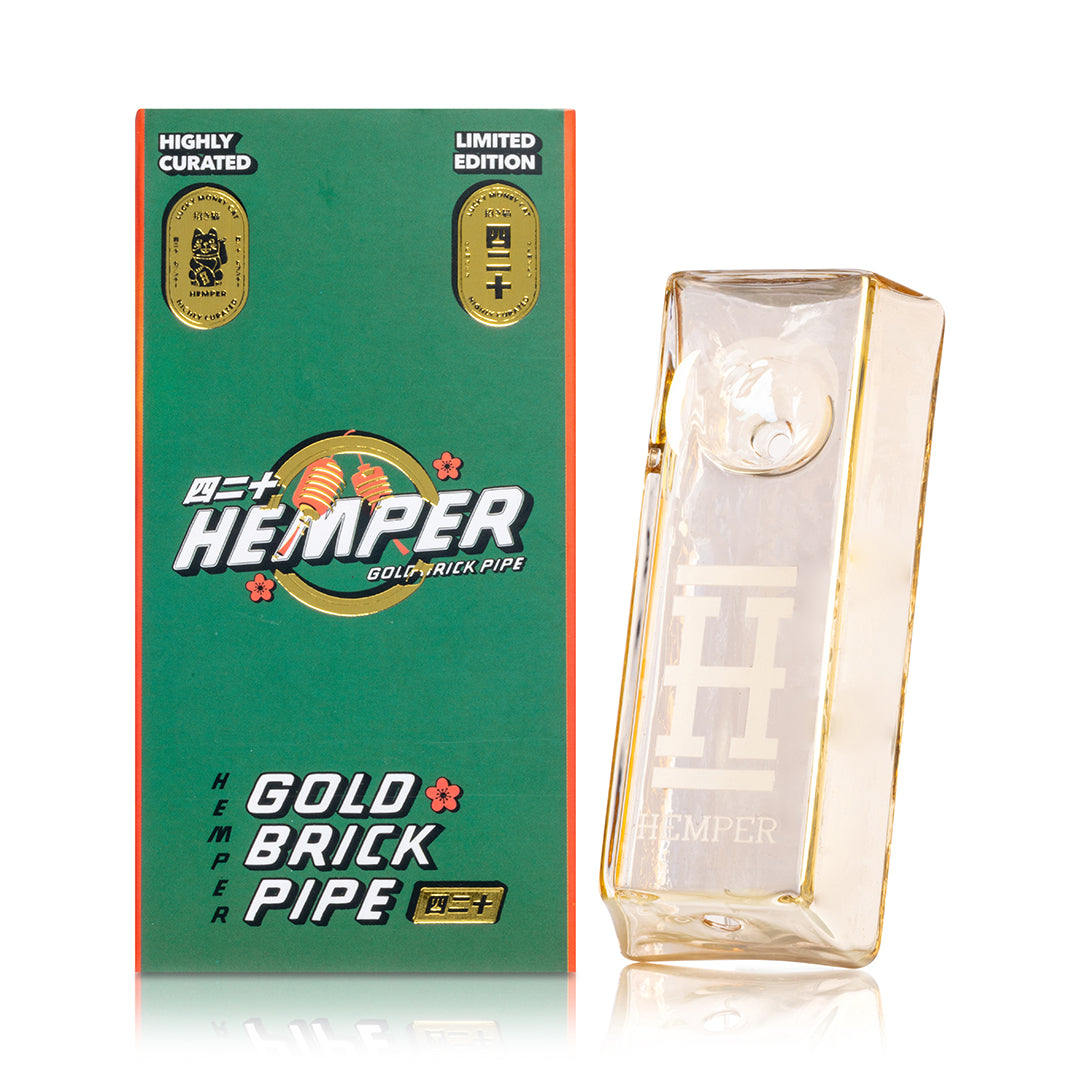 HEMPER Gold Brick Pipe