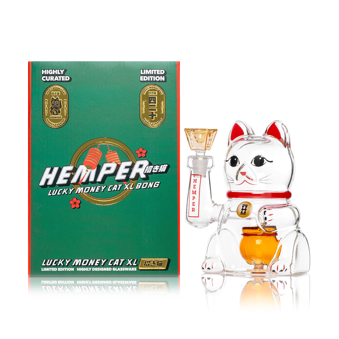 HEMPER Lucky Money Cat XL Bong