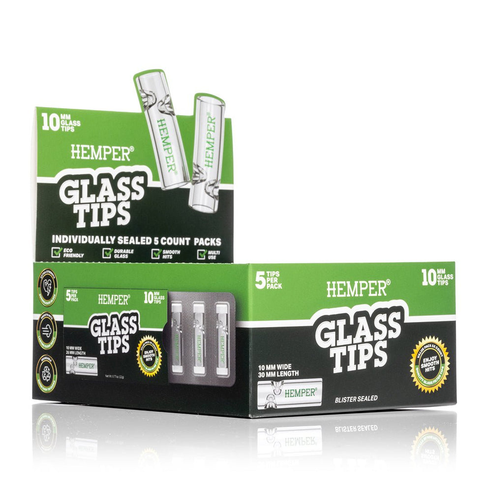 Glass Filter Tips 10mm | Display - HEMPER - 2