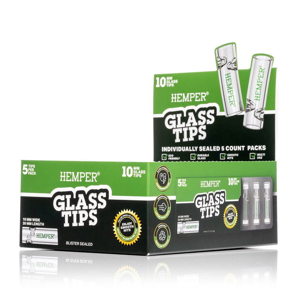 Glass Filter Tips 10mm | Display - HEMPER - 4