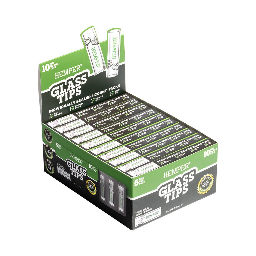 Glass Filter Tips 10mm | Display - HEMPER - 5